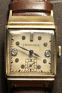 14K Longines with Diamond Dial